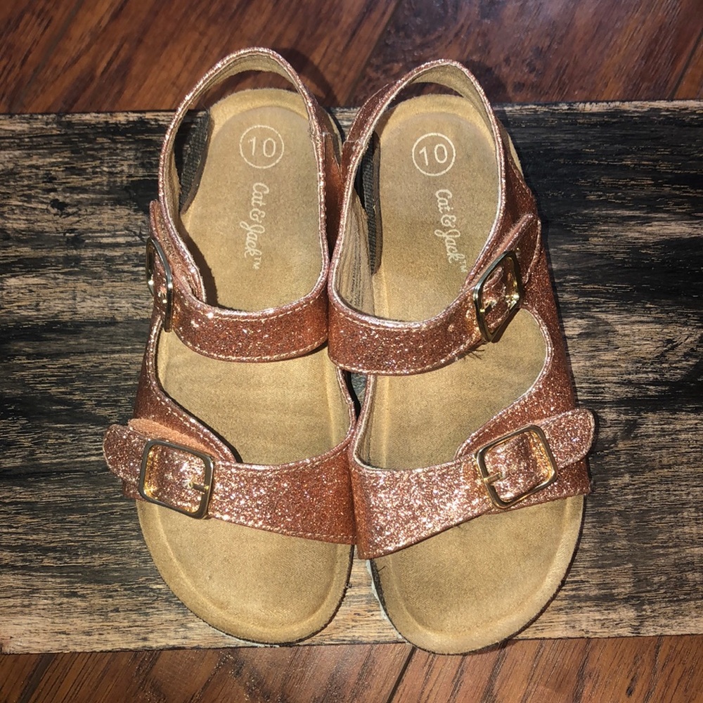 Toddler Girls Glittered Sandals